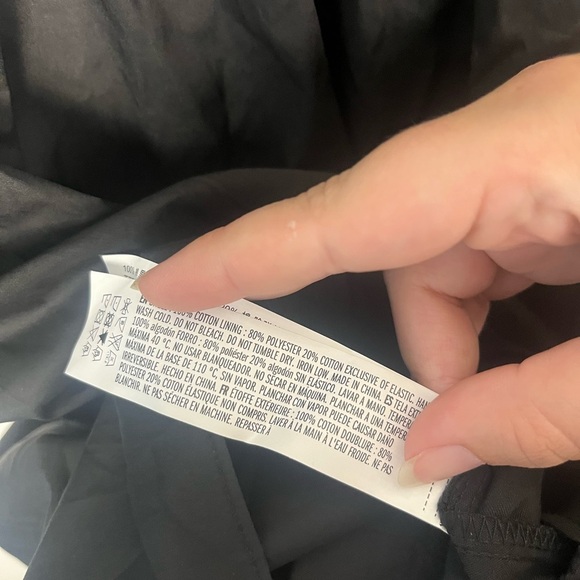 new Anthropologie English Factory Plus Puff-Sleeve Mini Dress black size 1X - Picture 9 of 10